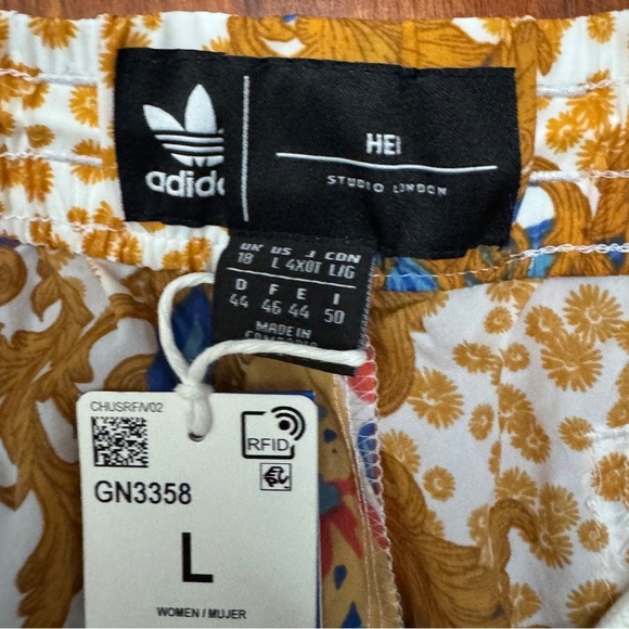 Her Studio London Adidas Floral Womens Track Pants Size Large - Picture 5 of 10